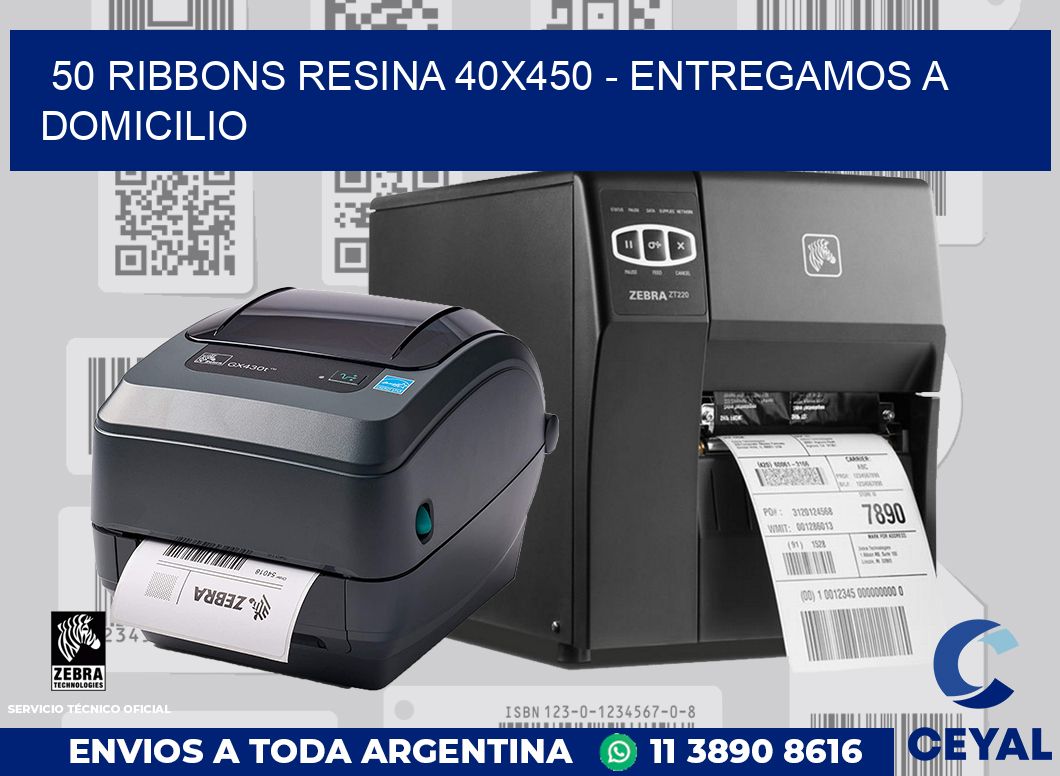 50 Ribbons resina 40x450 - entregamos a domicilio
