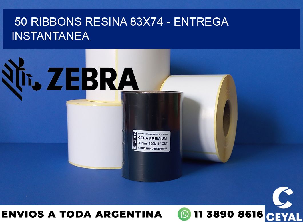 50 Ribbons resina 83x74 - entrega instantanea