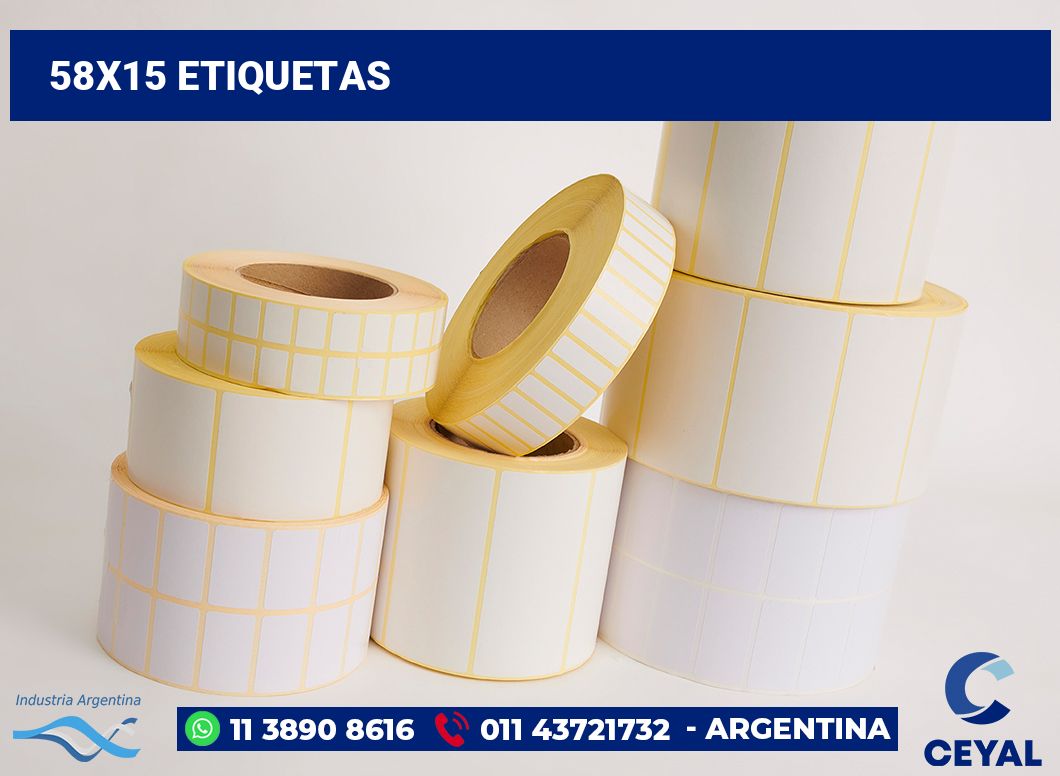 58x15 Etiquetas
