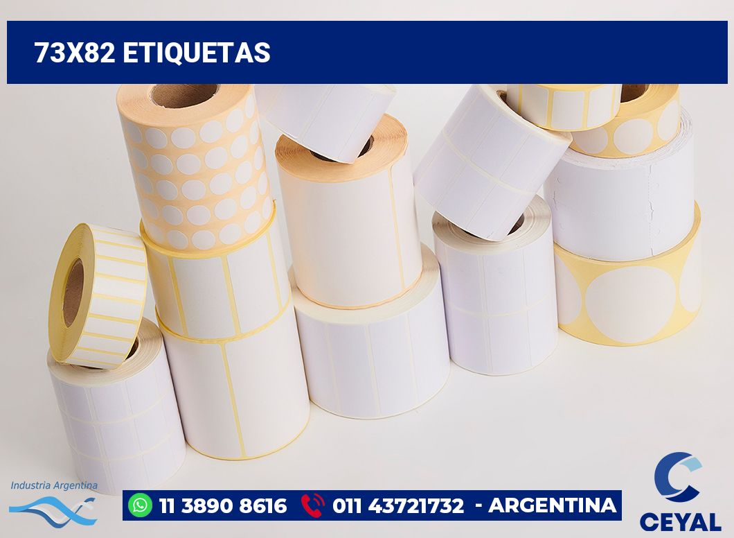 73x82 Etiquetas