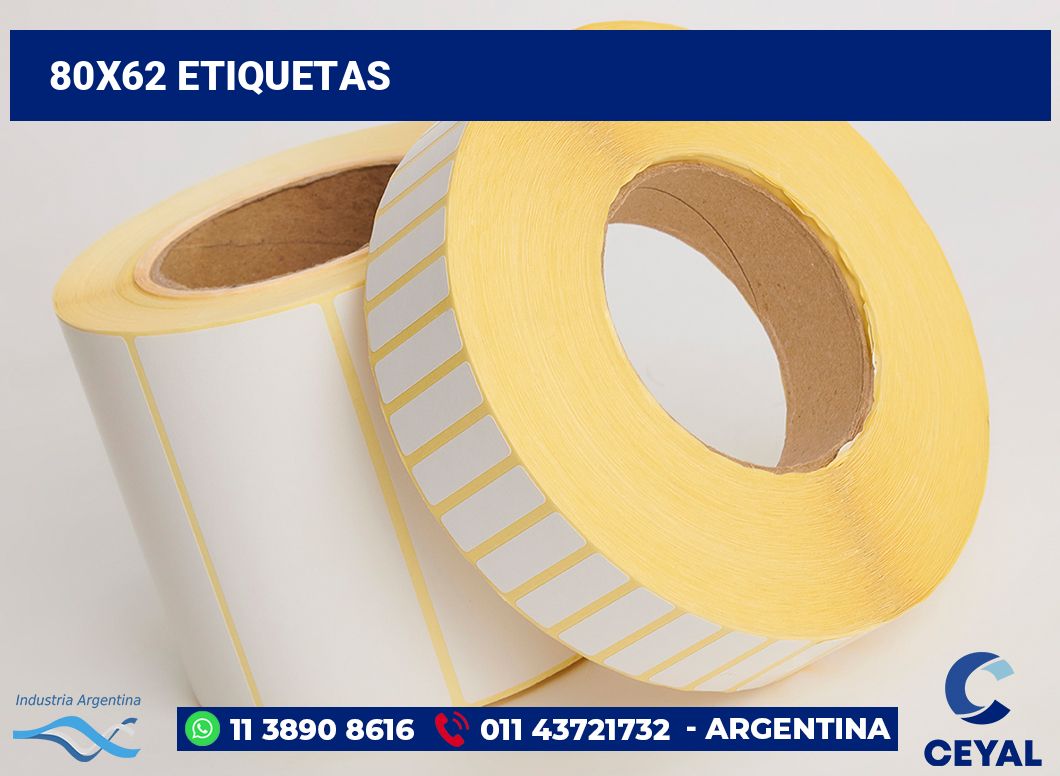 80x62 Etiquetas