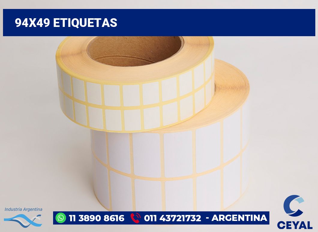 94x49 Etiquetas