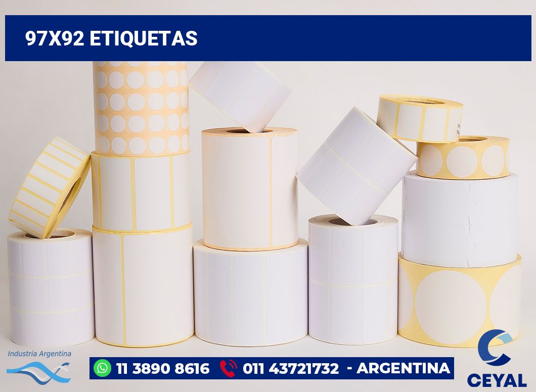 97x92 Etiquetas