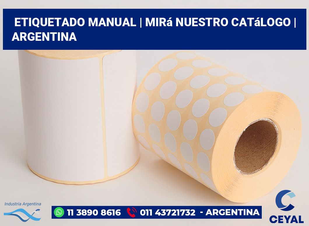Etiquetado manual | Mirá nuestro catálogo | Argentina
