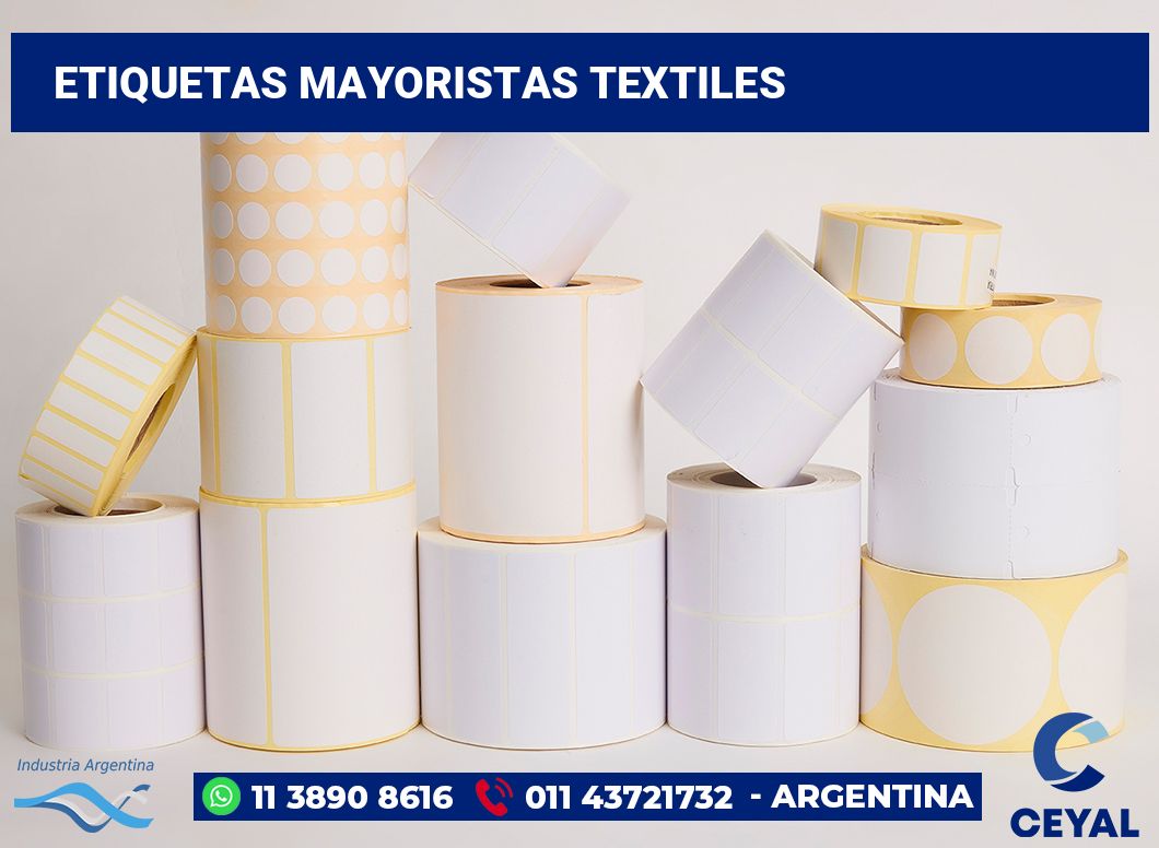 Etiquetas Mayoristas textiles