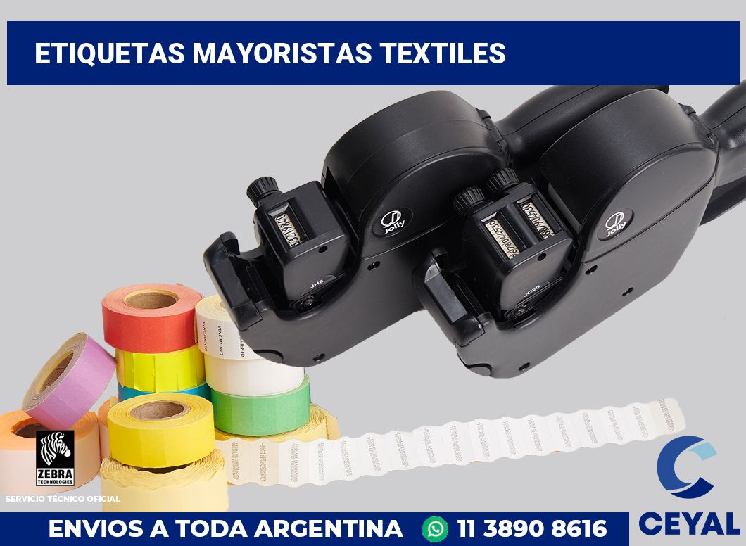 Etiquetas Mayoristas textiles