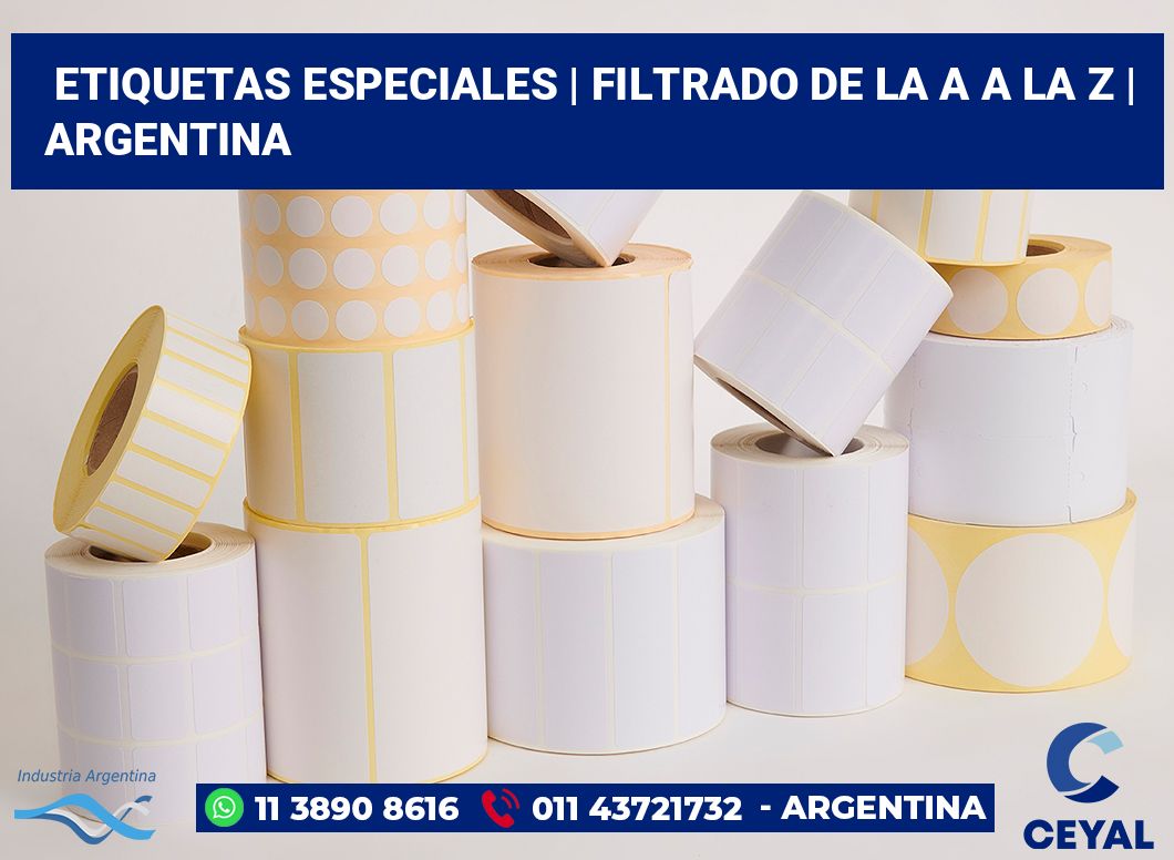 Etiquetas especiales | Filtrado de la A a la Z | Argentina