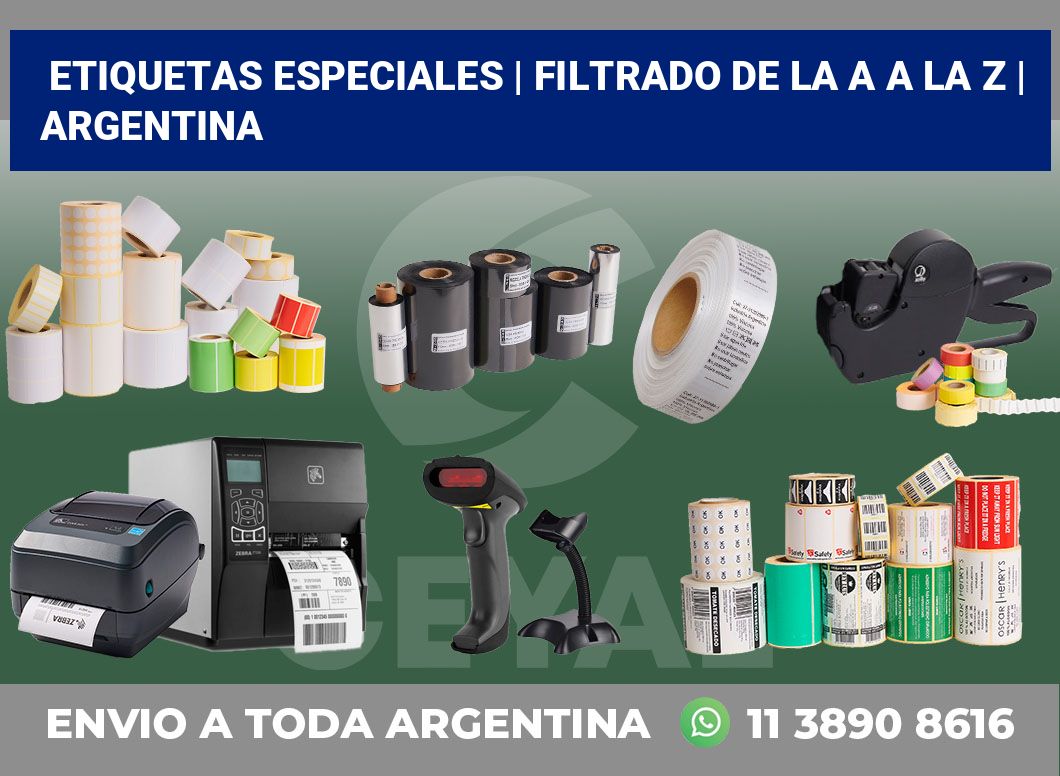 Etiquetas especiales | Filtrado de la A a la Z | Argentina