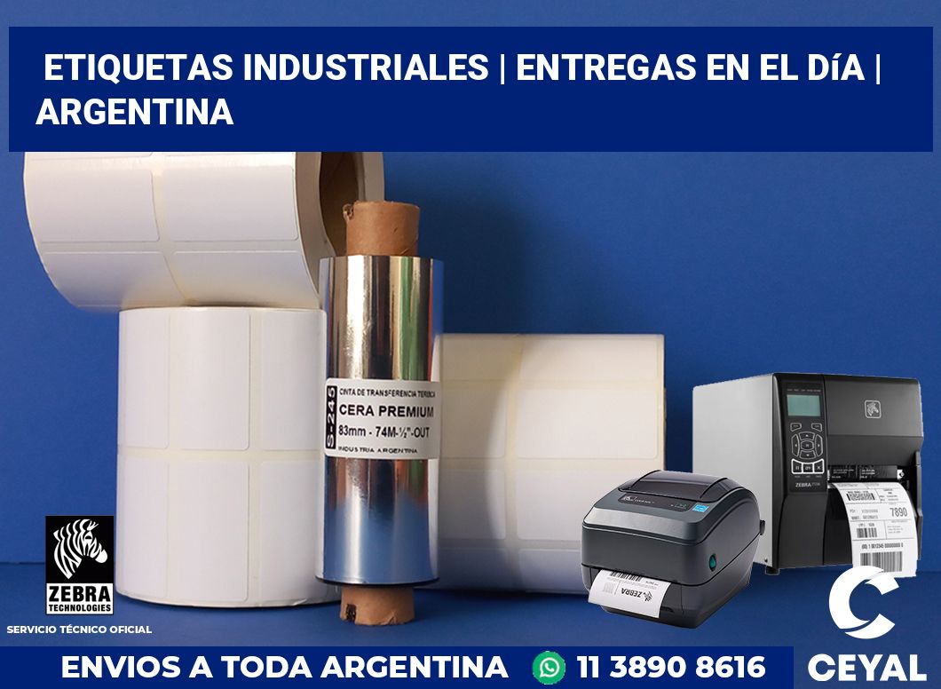 Etiquetas industriales | Entregas en el día | Argentina