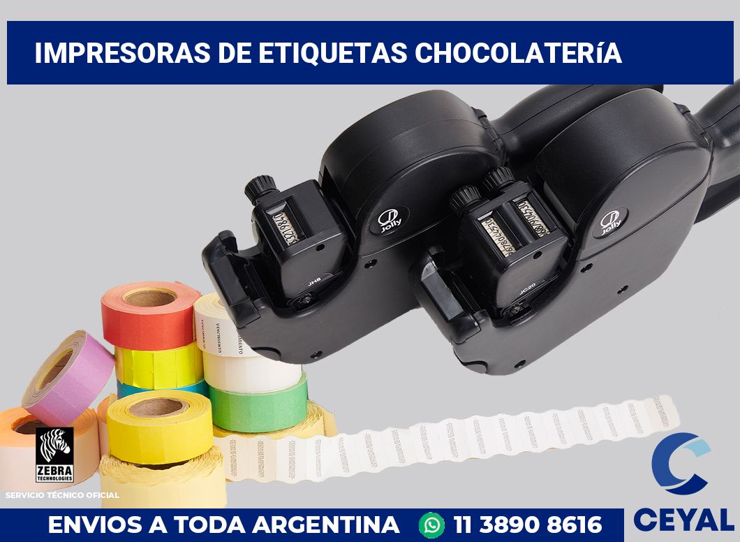 Impresoras de etiquetas Chocolatería