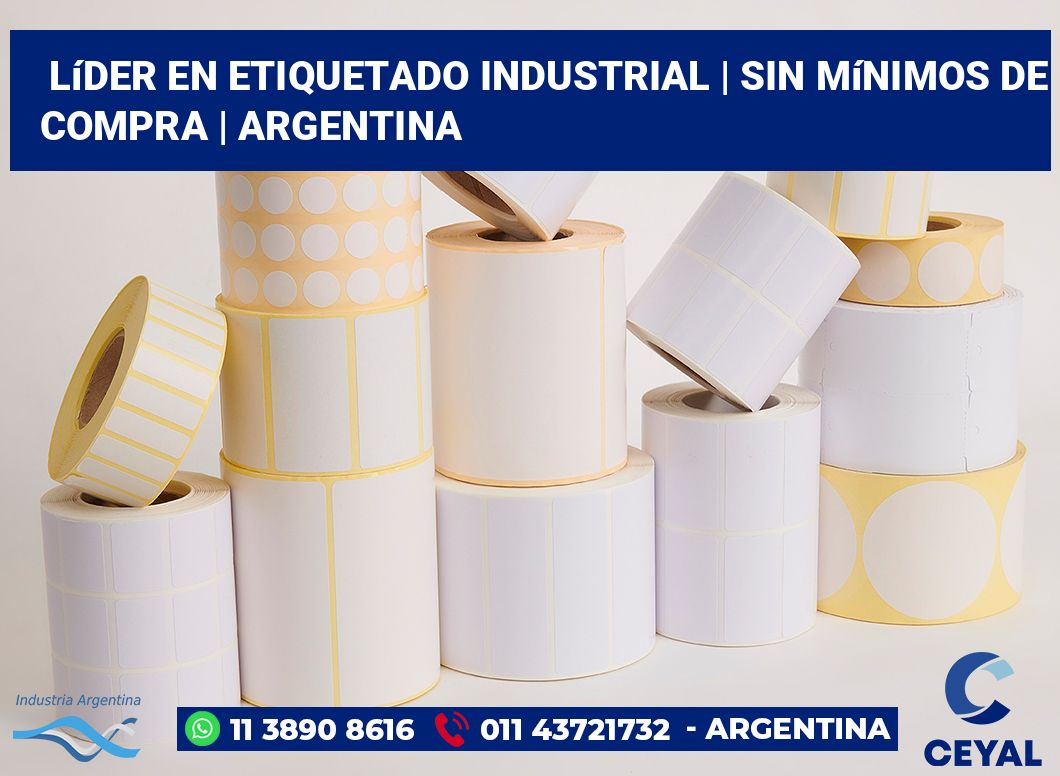 Líder en etiquetado industrial | Sin mínimos de compra | Argentina