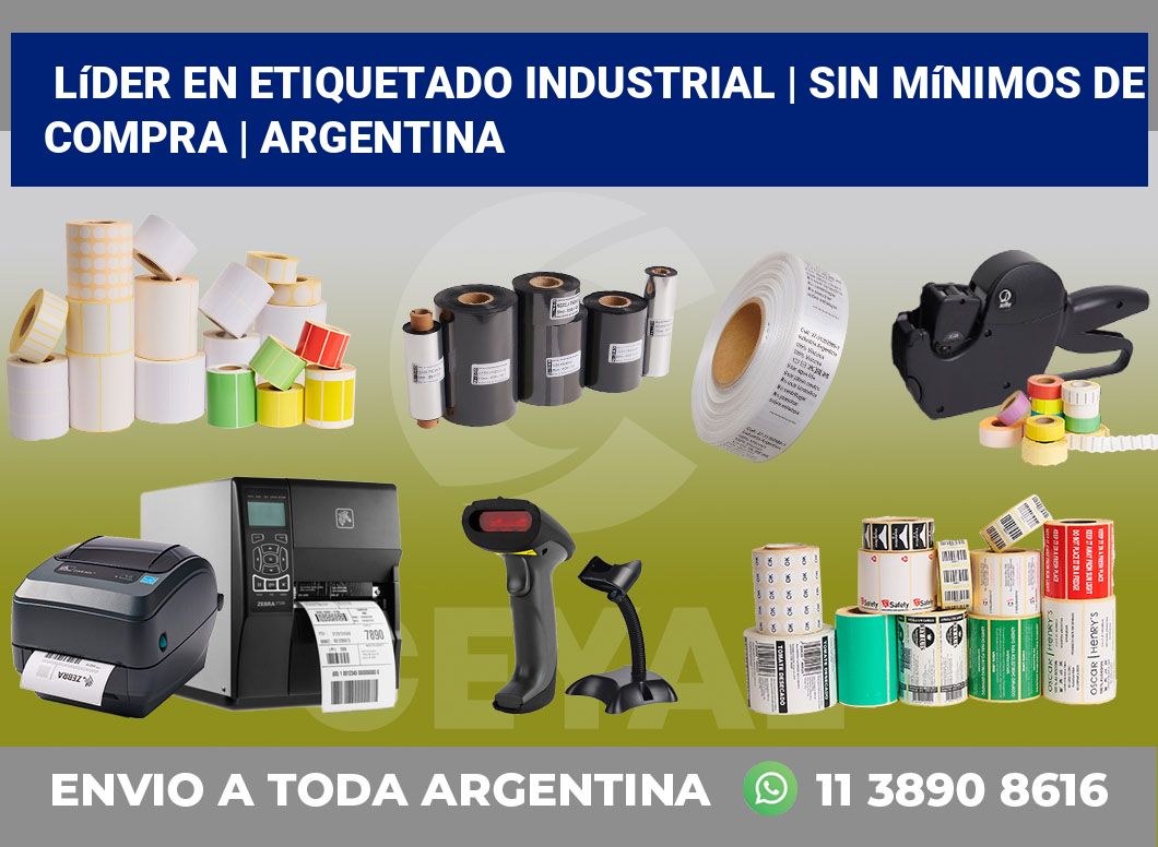Líder en etiquetado industrial | Sin mínimos de compra | Argentina