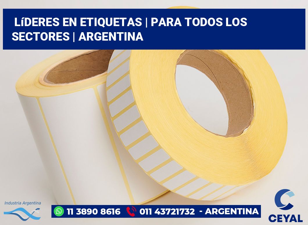 Líderes en etiquetas | Para todos los sectores | Argentina