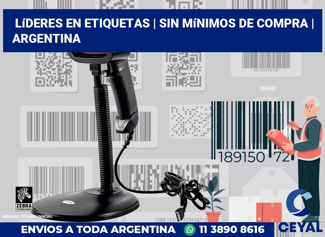 Líderes en etiquetas | Sin mínimos de compra | Argentina