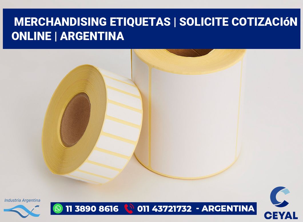 Merchandising etiquetas | Solicite cotización online | Argentina