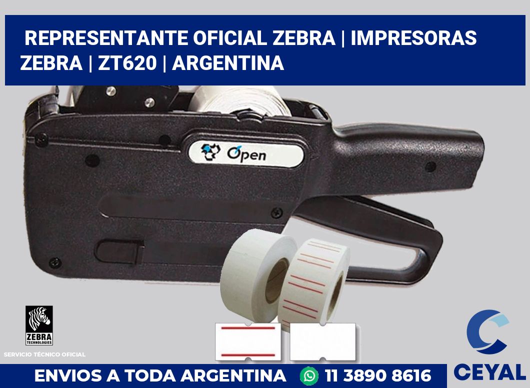 Representante oficial Zebra | Impresoras Zebra | ZT620 | Argentina
