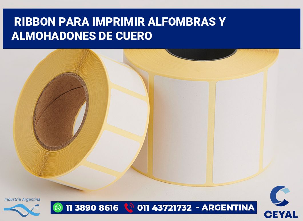 Ribbon para imprimir Alfombras y almohadones de cuero