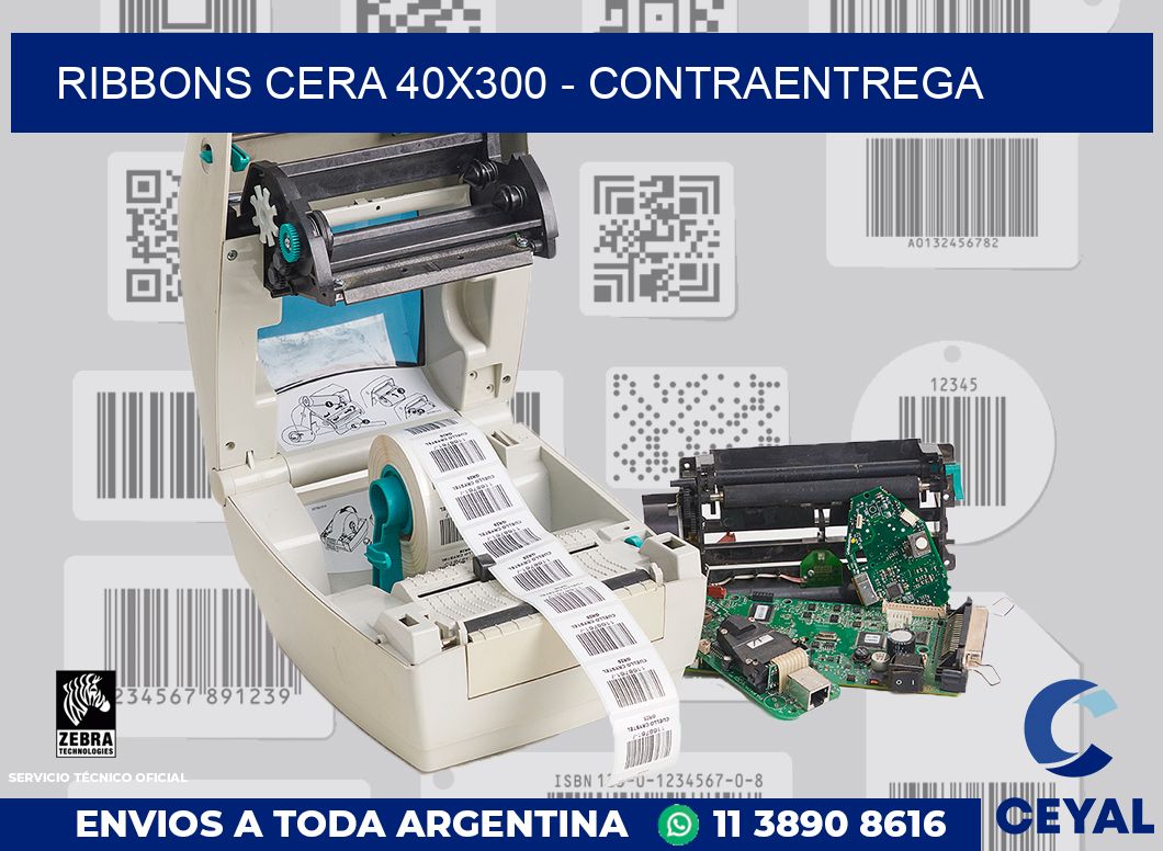 Ribbons cera 40x300 - contraentrega