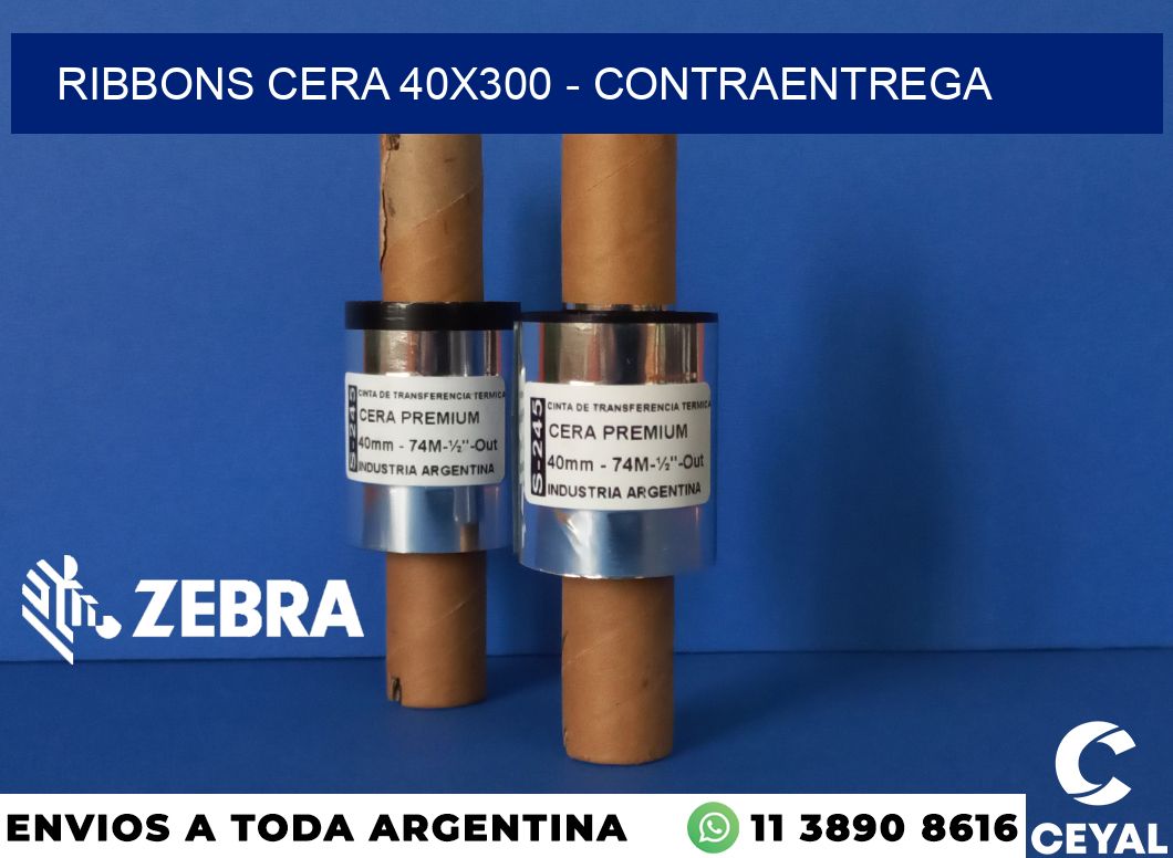 Ribbons cera 40x300 - contraentrega