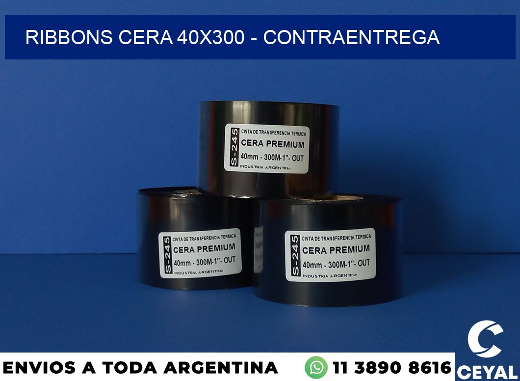 Ribbons cera 40×300 – contraentrega