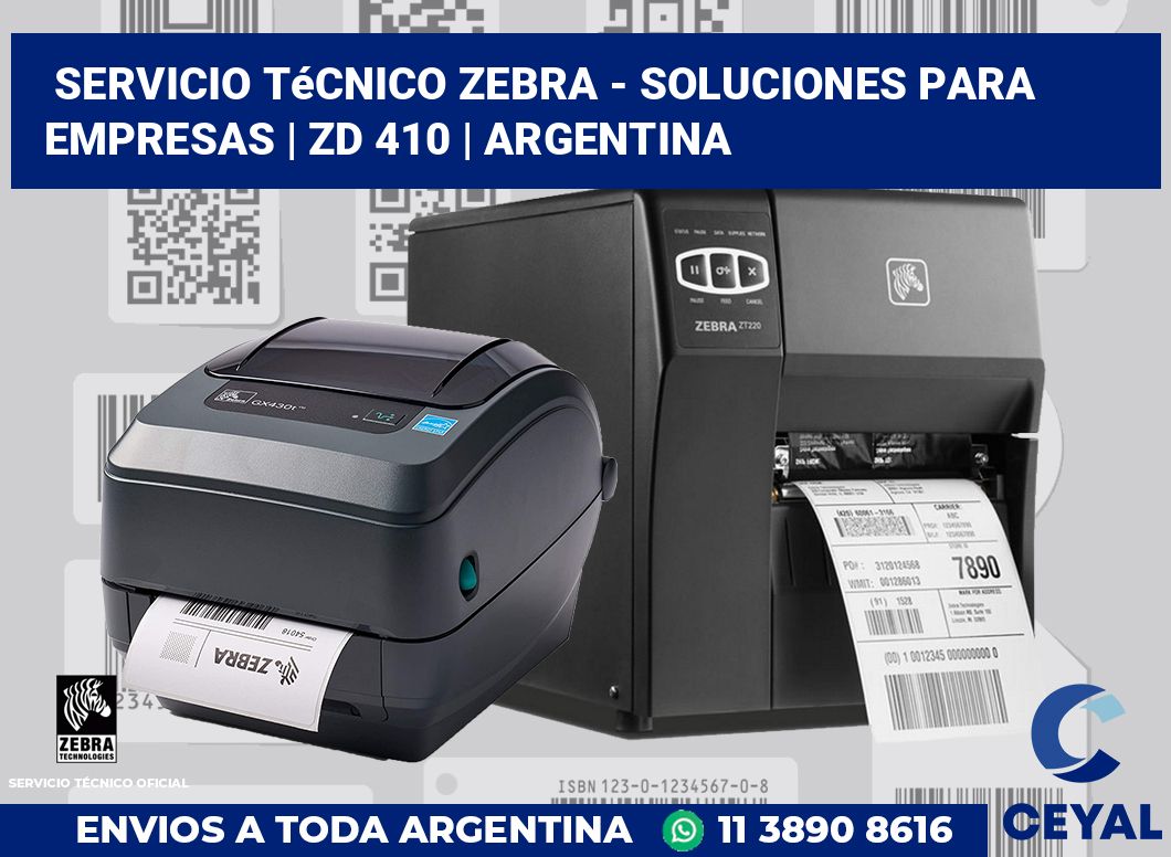 Servicio técnico Zebra - Soluciones para empresas | ZD 410 | Argentina