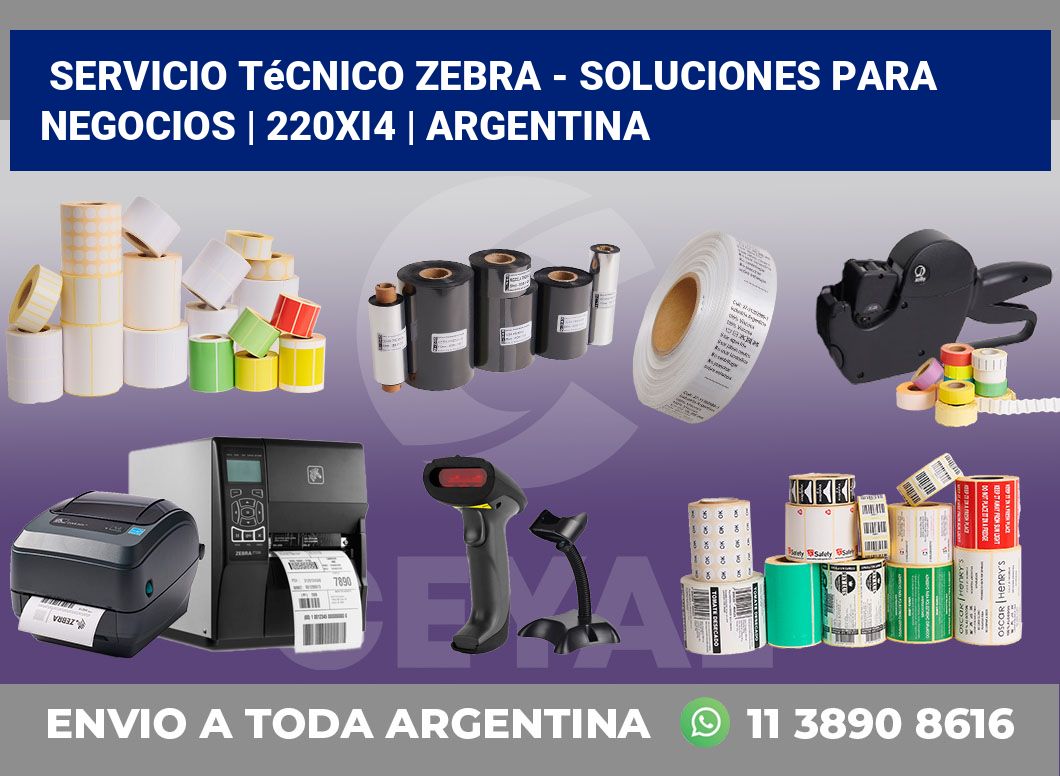 Servicio técnico Zebra – Soluciones para negocios | 220Xi4 | Argentina