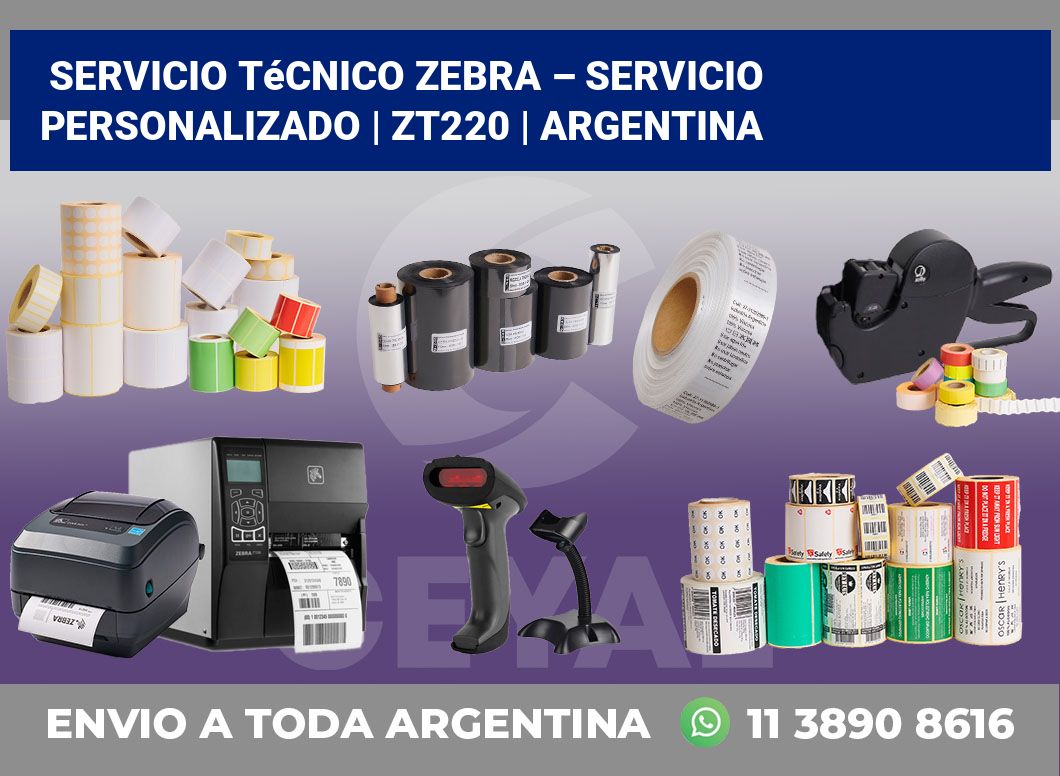Servicio técnico Zebra – servicio personalizado | ZT220 | Argentina
