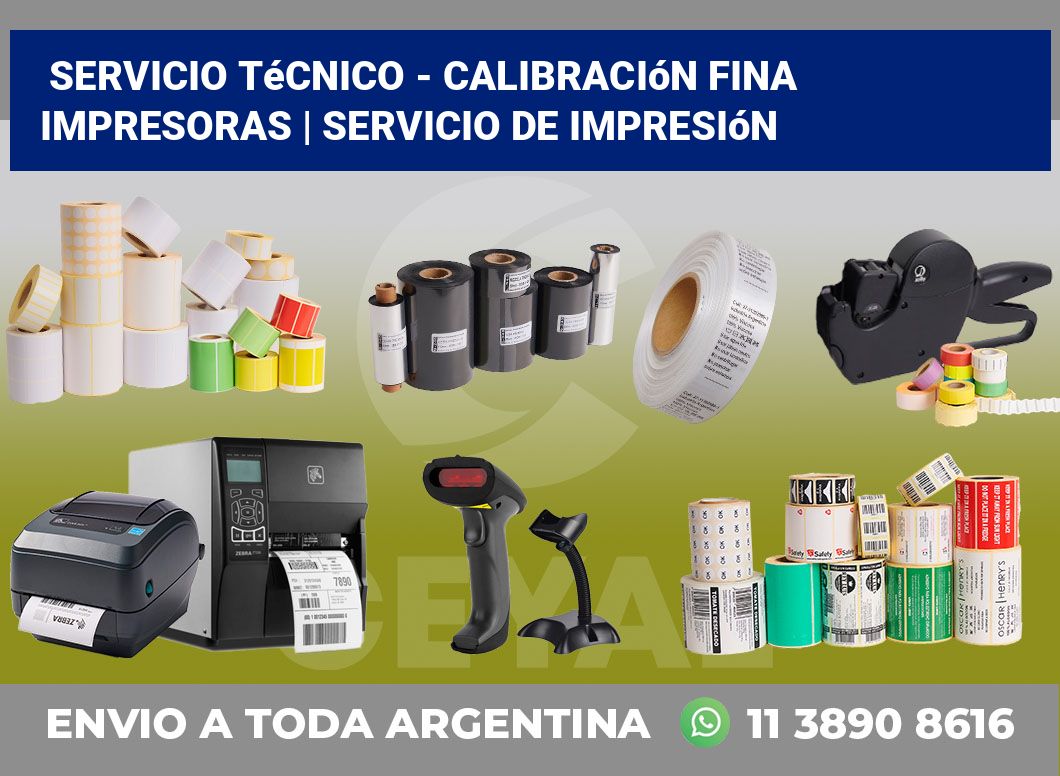 Servicio técnico – calibración fina impresoras | Servicio de impresión