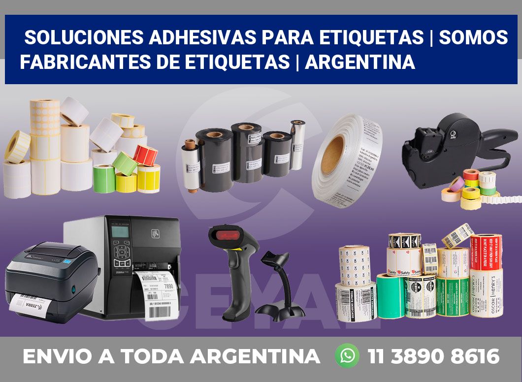 Soluciones adhesivas para etiquetas | Somos fabricantes de etiquetas | Argentina
