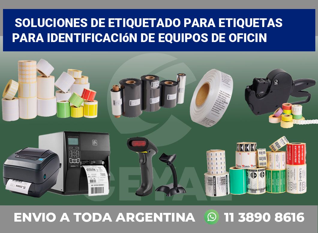 Soluciones de Etiquetado para Etiquetas para Identificación de Equipos de Oficin