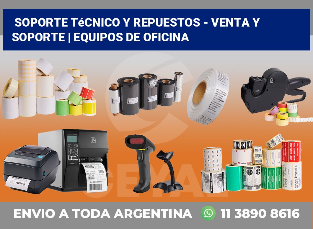 Soporte Técnico y Repuestos – Venta y soporte | Equipos de oficina