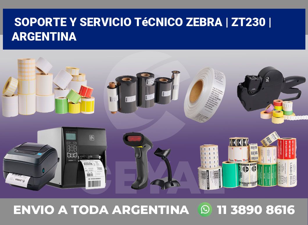 Soporte y servicio técnico Zebra | zt230 | Argentina