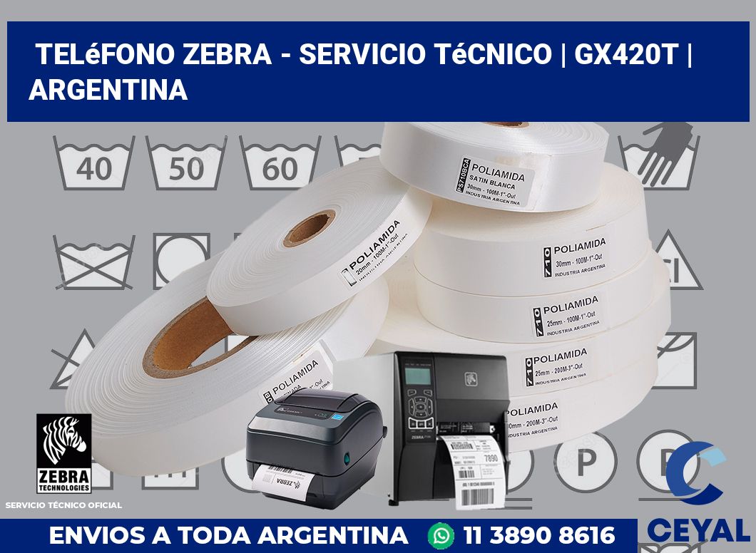 Teléfono Zebra - Servicio Técnico | GX420t | Argentina