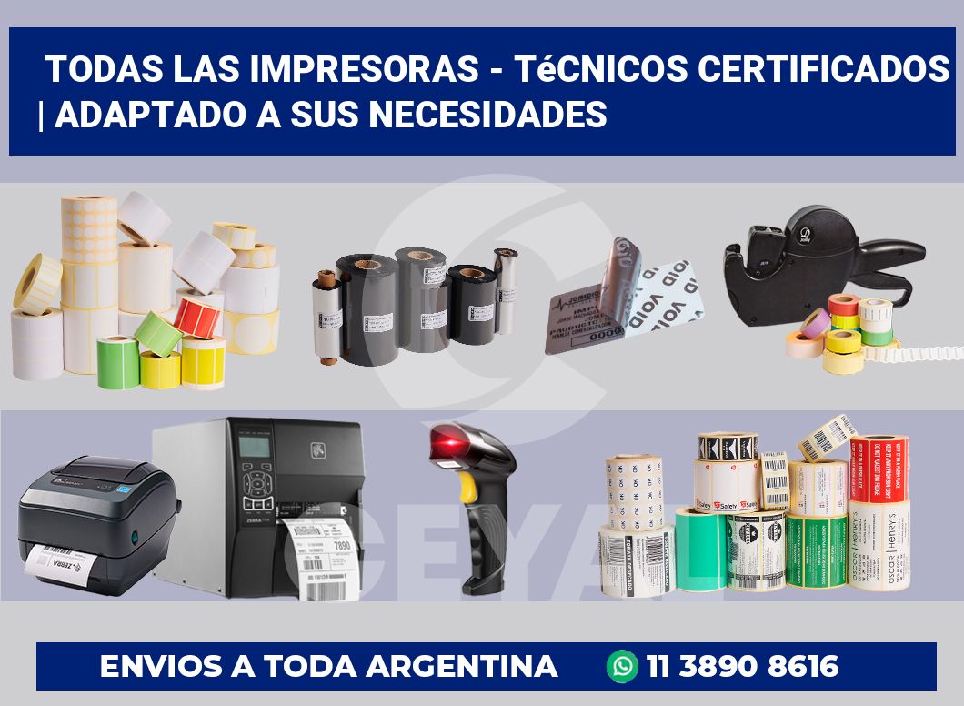 Todas las impresoras – Técnicos certificados | Adaptado a sus necesidades