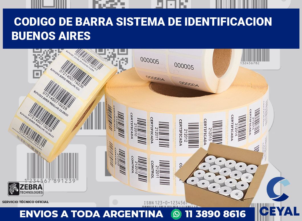 codigo de barra sistema de identificacion  Buenos Aires
