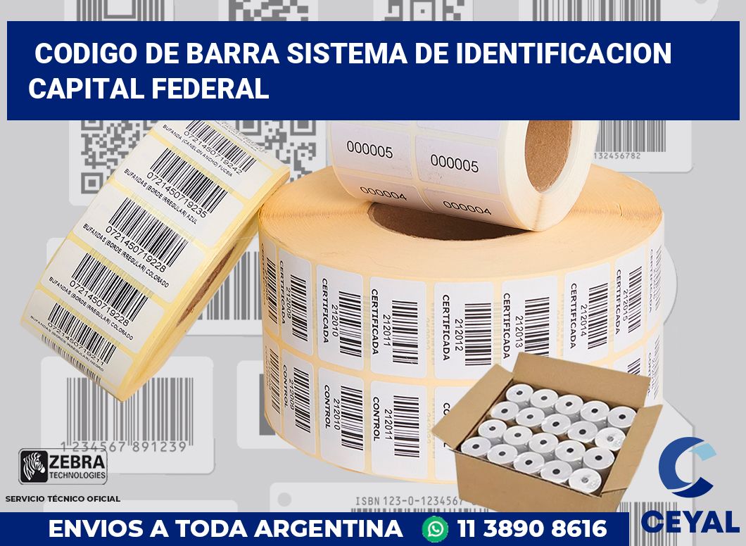 codigo de barra sistema de identificacion  Capital Federal