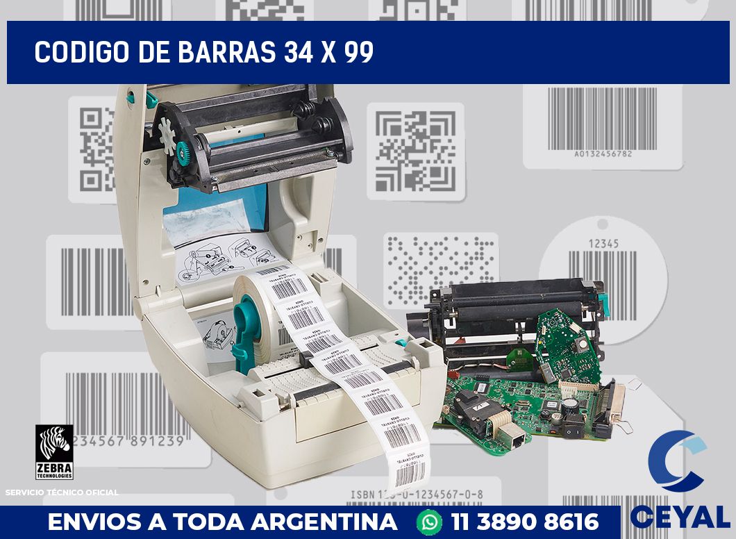 codigo de barras 34 x 99