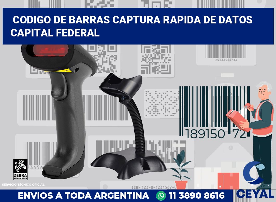 codigo de barras captura rapida de datos Capital Federal