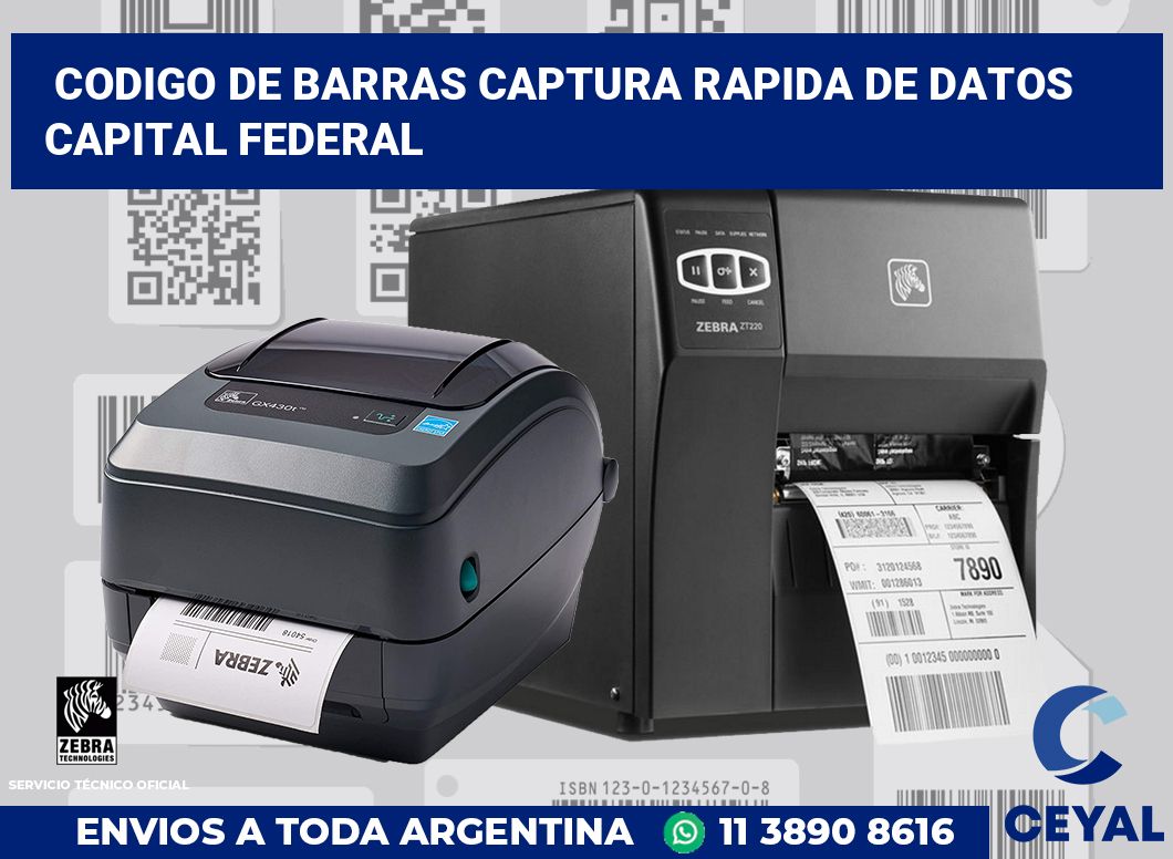 codigo de barras captura rapida de datos Capital Federal