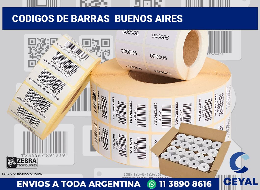 codigos de barras  Buenos Aires