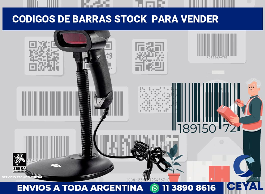codigos de barras stock para vender