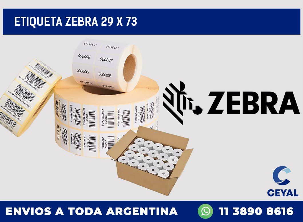 etiqueta zebra 29 x 73