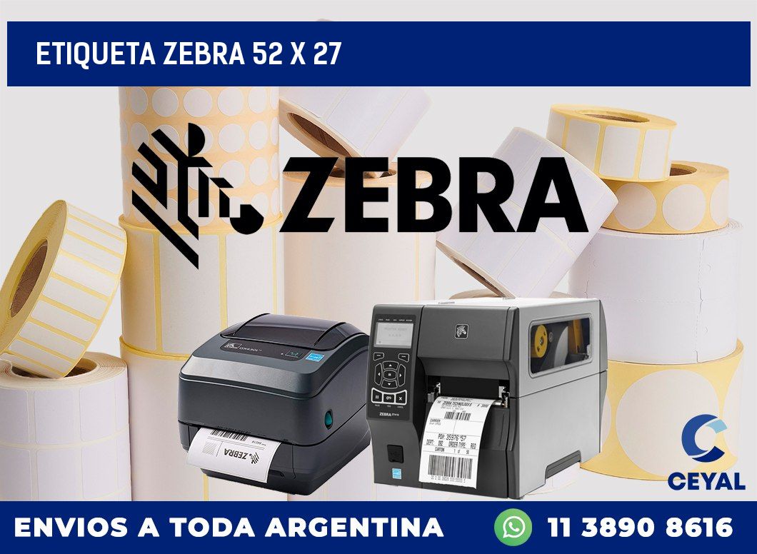 etiqueta zebra 52 x 27