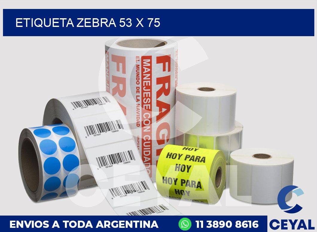 etiqueta zebra 53 x 75
