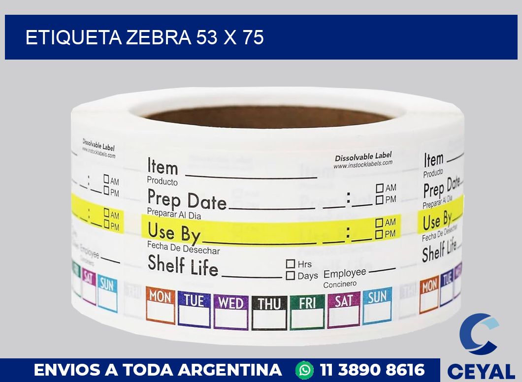 etiqueta zebra 53 x 75