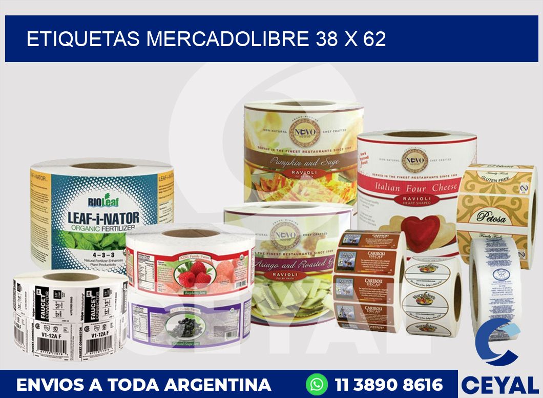 etiquetas mercadolibre 38 x 62