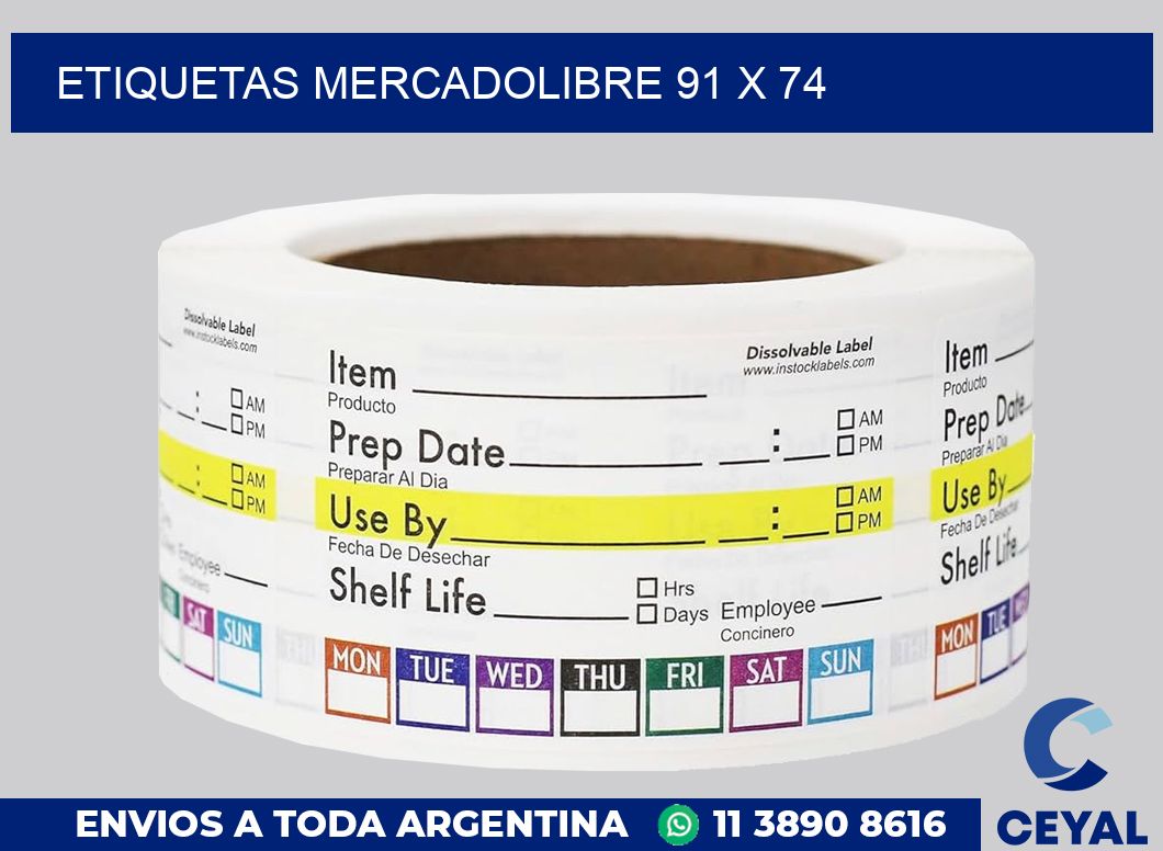 etiquetas mercadolibre 91 x 74