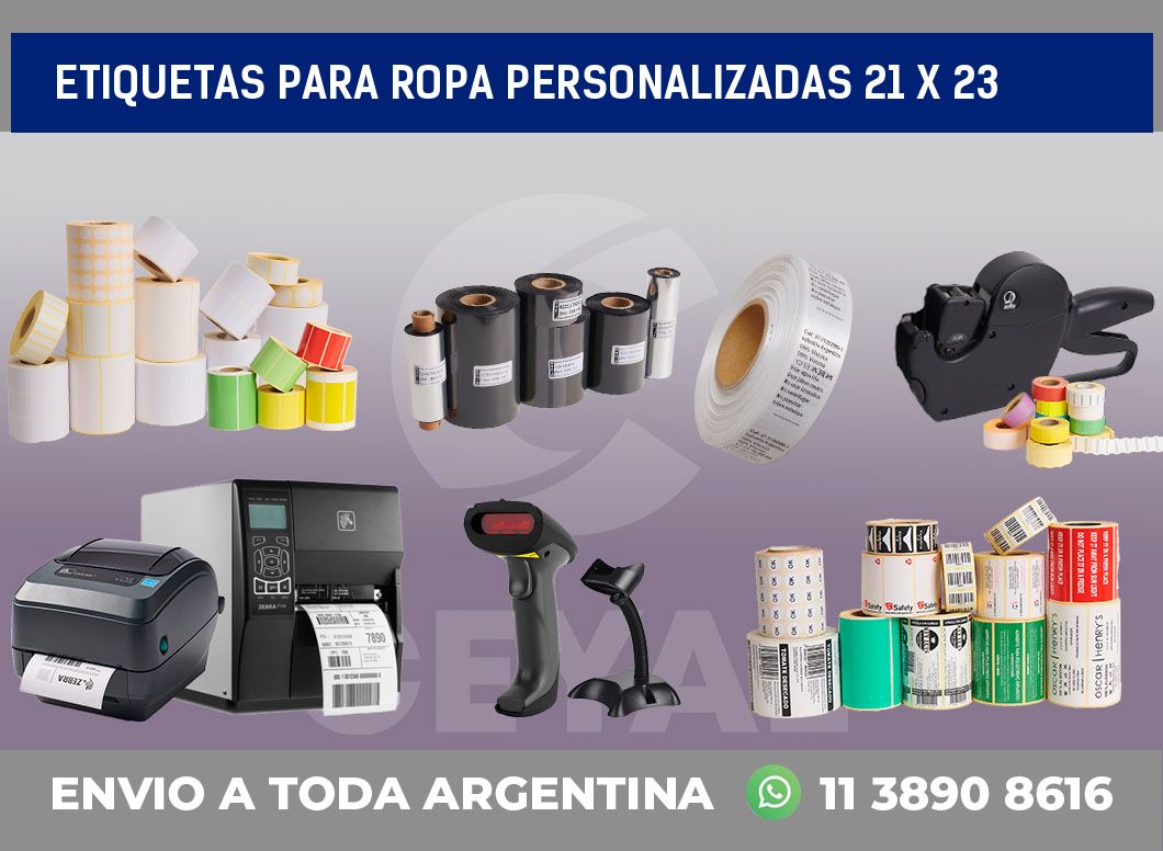 etiquetas para ropa personalizadas 21 x 23