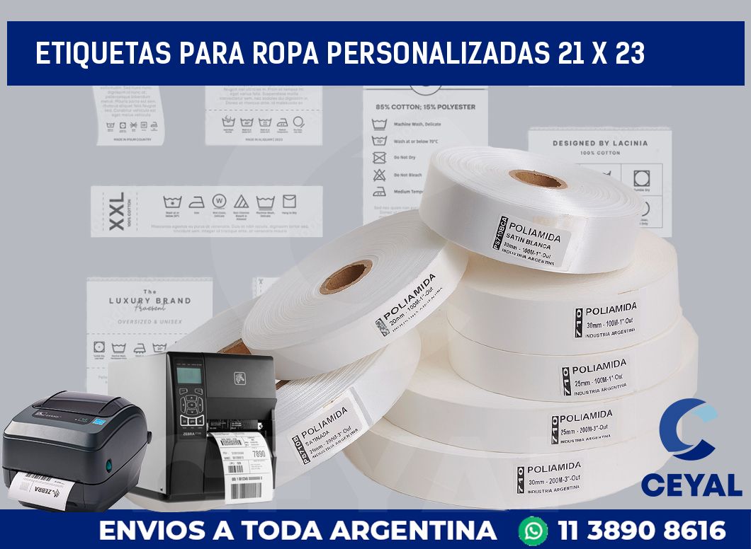 etiquetas para ropa personalizadas 21 x 23