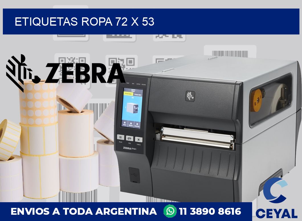 etiquetas ropa 72 x 53
